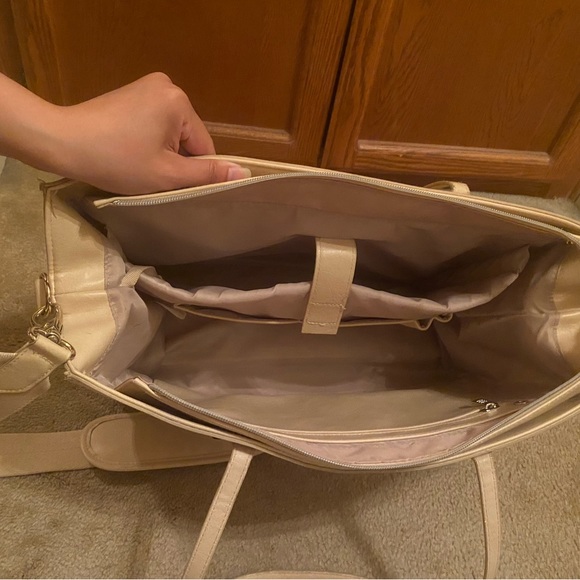 Beige Beis Work Tote - Picture 3 of 5